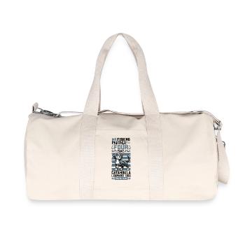 Angeln und Gos d’Atura Català - Recycelte Canvas-Sporttasche von Stanley/Stella - Naturweiß - Vorne
