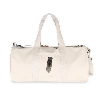 Cigale - Sac de sport en toile recyclée Stanley/Stella - blanc naturel - Devant