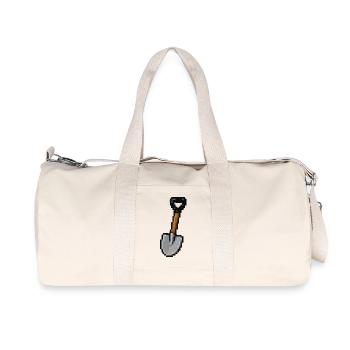 Pixel Shovel - Sac de sport en toile recyclée Stanley/Stella - blanc naturel - Devant