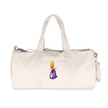 plärrender pinguin - Recycelte Canvas-Sporttasche von Stanley/Stella - Naturweiß - Vorne