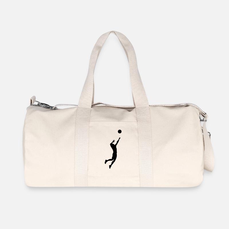 volleyball - Recycelte Canvas-Sporttasche von Stanley/Stella - Naturweiß