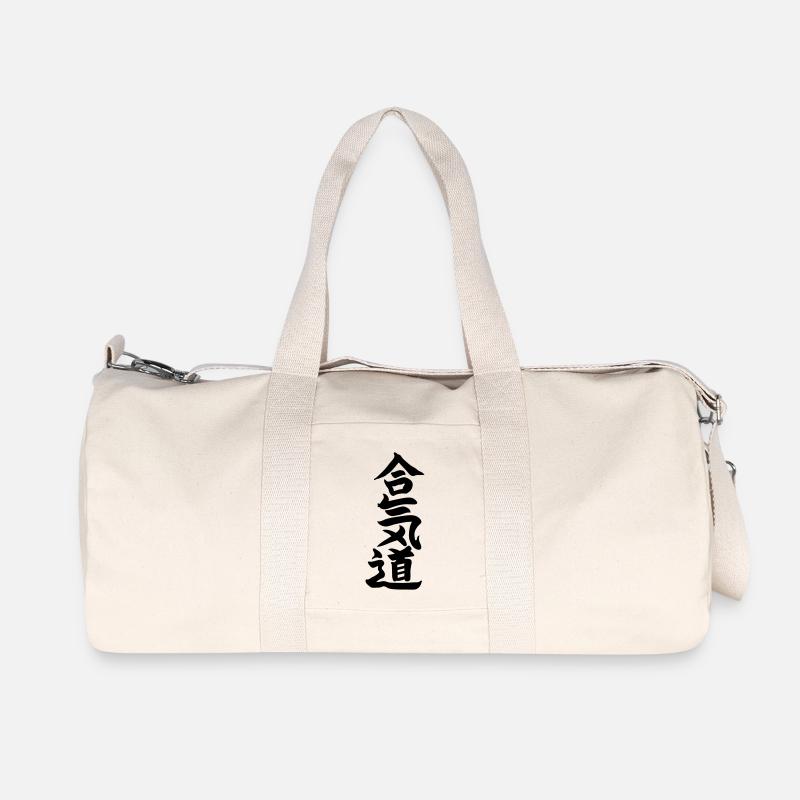 Aikido - Recycelte Canvas-Sporttasche von Stanley/Stella - Naturweiß