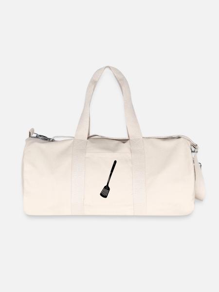 Küchenutensilien Fritteuse oder Backlöffel - Recycelte Canvas-Sporttasche von Stanley/Stella - Naturweiß