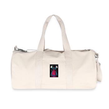 Dirndl traditionnel avec une palette de couleurs moderne - Sac de sport en toile recyclée Stanley/Stella - blanc naturel - Devant