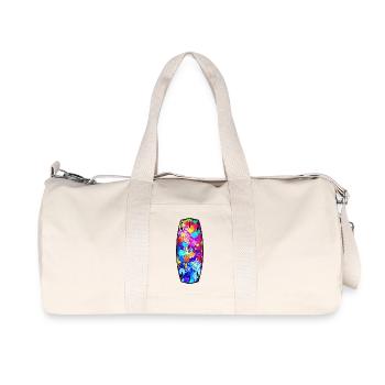 Planche de surf, Sports nautiques, Wakeboard, Surf, Ski nautique - Sac de sport en toile recyclée Stanley/Stella - blanc naturel - Devant