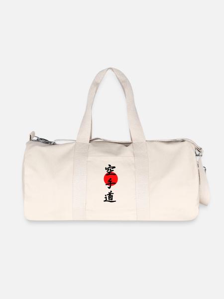 Karate - Recycelte Canvas-Sporttasche von Stanley/Stella - Naturweiß