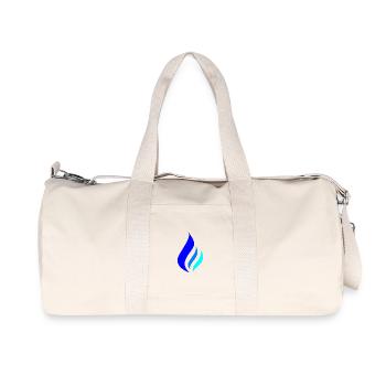 Blue Flame - Blue Flame - Recycled Canvas Sports Bag by Stanley/Stella - natural - Front