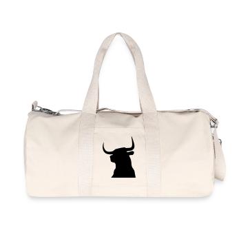 Bulle - Recycelte Canvas-Sporttasche von Stanley/Stella - Naturweiß - Vorne
