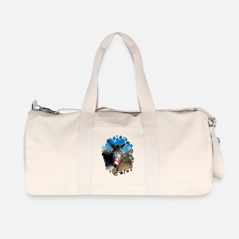 Donkey - Recycelte Canvas-Sporttasche von Stanley/Stella - Naturweiß