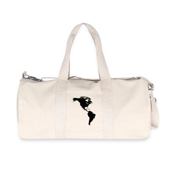 Amérique - Sac de sport en toile recyclée Stanley/Stella - blanc naturel - Devant