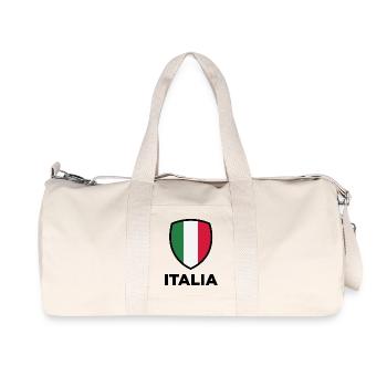 Drapeau national d'Italie - Sac de sport en toile recyclée Stanley/Stella - blanc naturel - Devant
