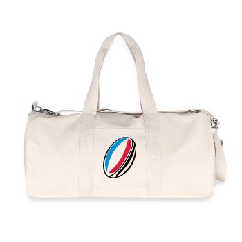 France rugby ball - Recycled Canvas Sports Bag by Stanley/Stella - natural - Front