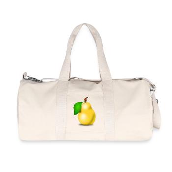 Birne - Recycelte Canvas-Sporttasche von Stanley/Stella - Naturweiß - Vorne