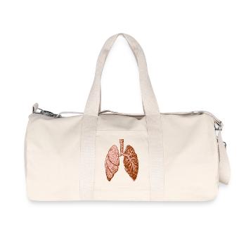 Lung: O - Recycled Canvas Sports Bag by Stanley/Stella - natural - Front