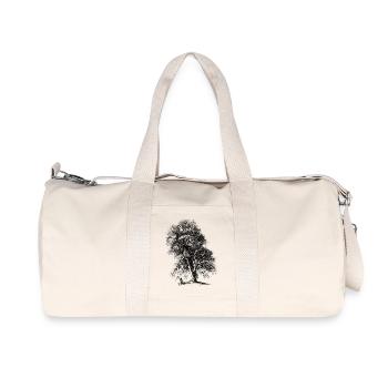 Baum-2-01 - Recycelte Canvas-Sporttasche von Stanley/Stella - Naturweiß - Vorne