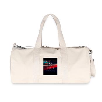 musique trance - Sac de sport en toile recyclée Stanley/Stella - blanc naturel - Devant