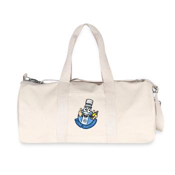 PETti the PETling - Recycelte Canvas-Sporttasche von Stanley/Stella - Naturweiß - Vorne