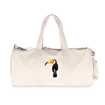 Tukan - Recycelte Canvas-Sporttasche von Stanley/Stella - Naturweiß - Vorne