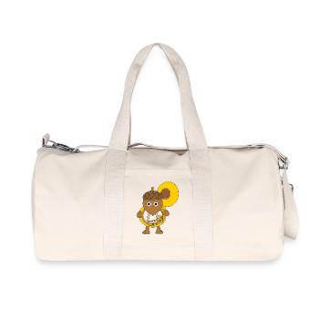Tuba-Nuss - Recycelte Canvas-Sporttasche von Stanley/Stella - Naturweiß - Vorne