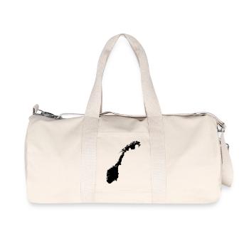 Norwegen - Recycelte Canvas-Sporttasche von Stanley/Stella - Naturweiß - Vorne