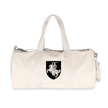 Ritter mit Schild - Wappen - Recycled Canvas Sports Bag by Stanley/Stella - natural - Front
