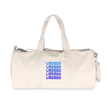 Luzern Gradient Schriftzug - Recycelte Canvas-Sporttasche von Stanley/Stella - Naturweiß - Vorne