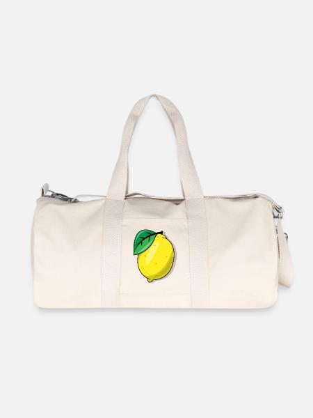 lemon - Recycled Canvas Sports Bag by Stanley/Stella - natural