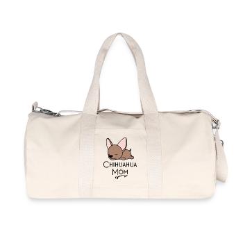 Chihuahua - Recycled Canvas Sports Bag by Stanley/Stella - natural - Front
