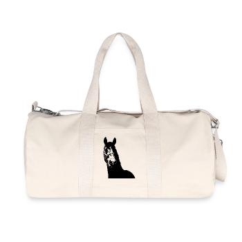 Cheval - Sac de sport en toile recyclée Stanley/Stella - blanc naturel - Devant