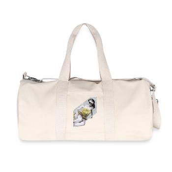 Retro 2 - Recycelte Canvas-Sporttasche von Stanley/Stella - Naturweiß - Vorne