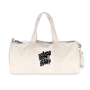 Braaapp - Recycelte Canvas-Sporttasche von Stanley/Stella - Naturweiß - Vorne