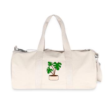 Mother's Day Gift Mother's Day Gift Idea - Recycled Canvas Sports Bag by Stanley/Stella - natural - Front