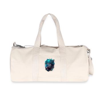 Tigre Neon Casque Grafiti - Sac de sport en toile recyclée Stanley/Stella - blanc naturel - Devant
