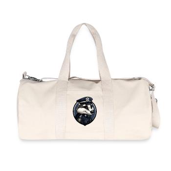 Badger Police - Sac de sport en toile recyclée Stanley/Stella - blanc naturel - Devant