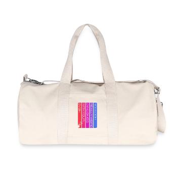 C’est vraiment bizarre quand tu fais ça avec ta tête - Sac de sport en toile recyclée Stanley/Stella - blanc naturel - Devant