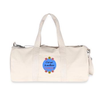 OMA. OMA - Recycelte Canvas-Sporttasche von Stanley/Stella - Naturweiß - Vorne
