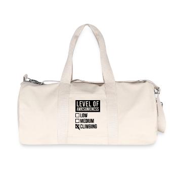 escalade - Sac de sport en toile recyclée Stanley/Stella - blanc naturel - Devant