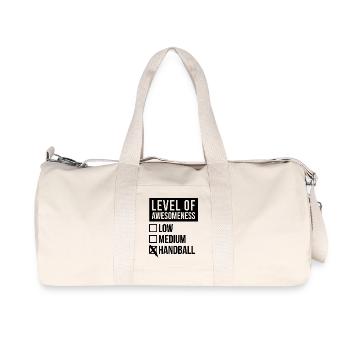 Handball - Recycled Canvas Sports Bag by Stanley/Stella - natural - Front