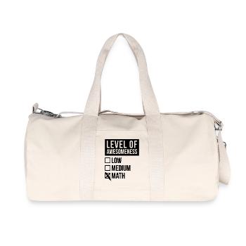 Math - Recycled Canvas Sports Bag by Stanley/Stella - natural - Front