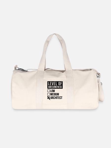 Architecte Architecte Architecte - Sac de sport en toile recyclée Stanley/Stella - blanc naturel