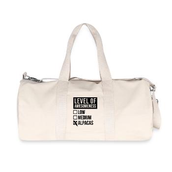 Alpaca - Recycled Canvas Sports Bag by Stanley/Stella - natural - Front