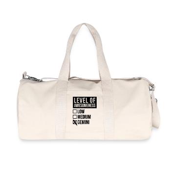 Gémeaux Gémeaux Gémeaux - Sac de sport en toile recyclée Stanley/Stella - blanc naturel - Devant