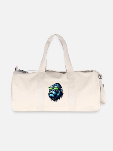 Gorilla - Recycelte Canvas-Sporttasche von Stanley/Stella - Naturweiß