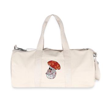 Herbstpilz - Recycelte Canvas-Sporttasche von Stanley/Stella - Naturweiß - Vorne