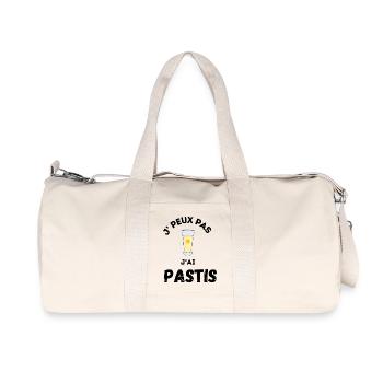 Je peux pas j'ai pastis - Sac de sport en toile recyclée Stanley/Stella - blanc naturel - Devant
