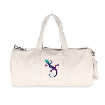 Gecko - Recycelte Canvas-Sporttasche von Stanley/Stella - Naturweiß - Vorne
