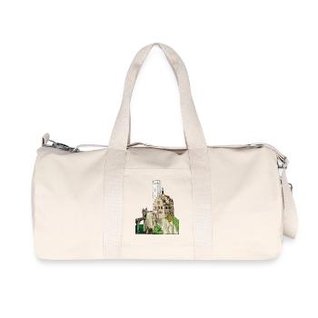Lichtenstein Castle // Illustration - Recycled Canvas Sports Bag by Stanley/Stella - natural - Front