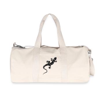 Gemusterte Eidechse - Recycelte Canvas-Sporttasche von Stanley/Stella - Naturweiß - Vorne