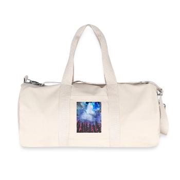 Forêt la nuit - Sac de sport en toile recyclée Stanley/Stella - blanc naturel - Devant
