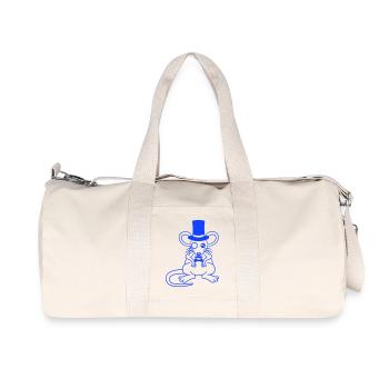 Mr. Mouse Top Hat Monocle Glasses Rich Mr. - Recycled Canvas Sports Bag by Stanley/Stella - natural - Front